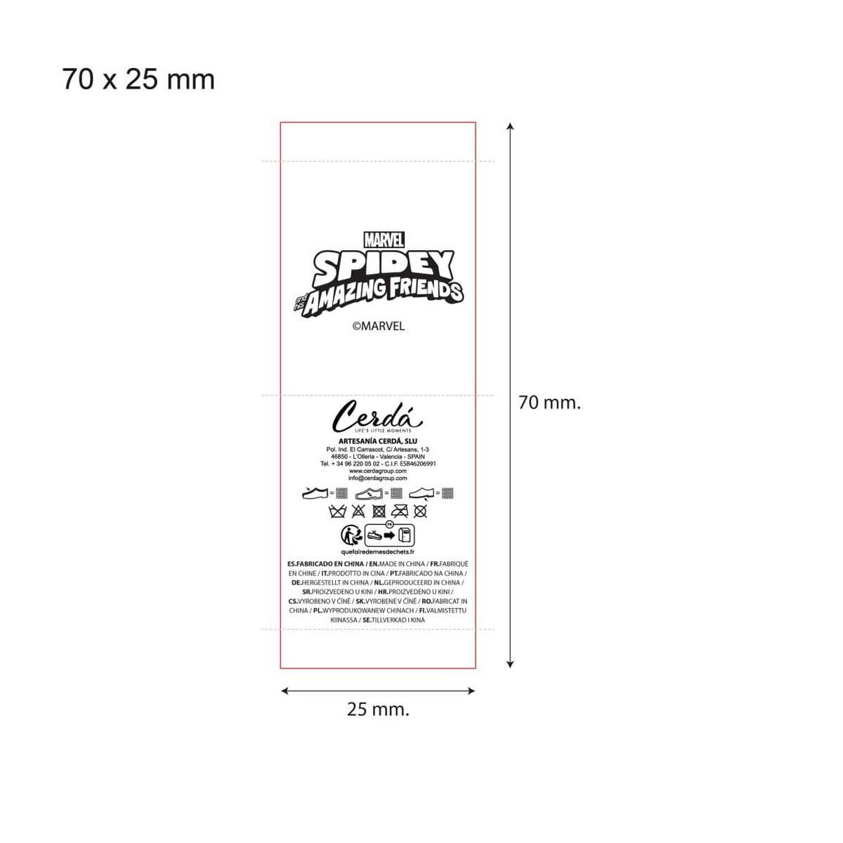 Hustofflor Spidey Röd - Image 5