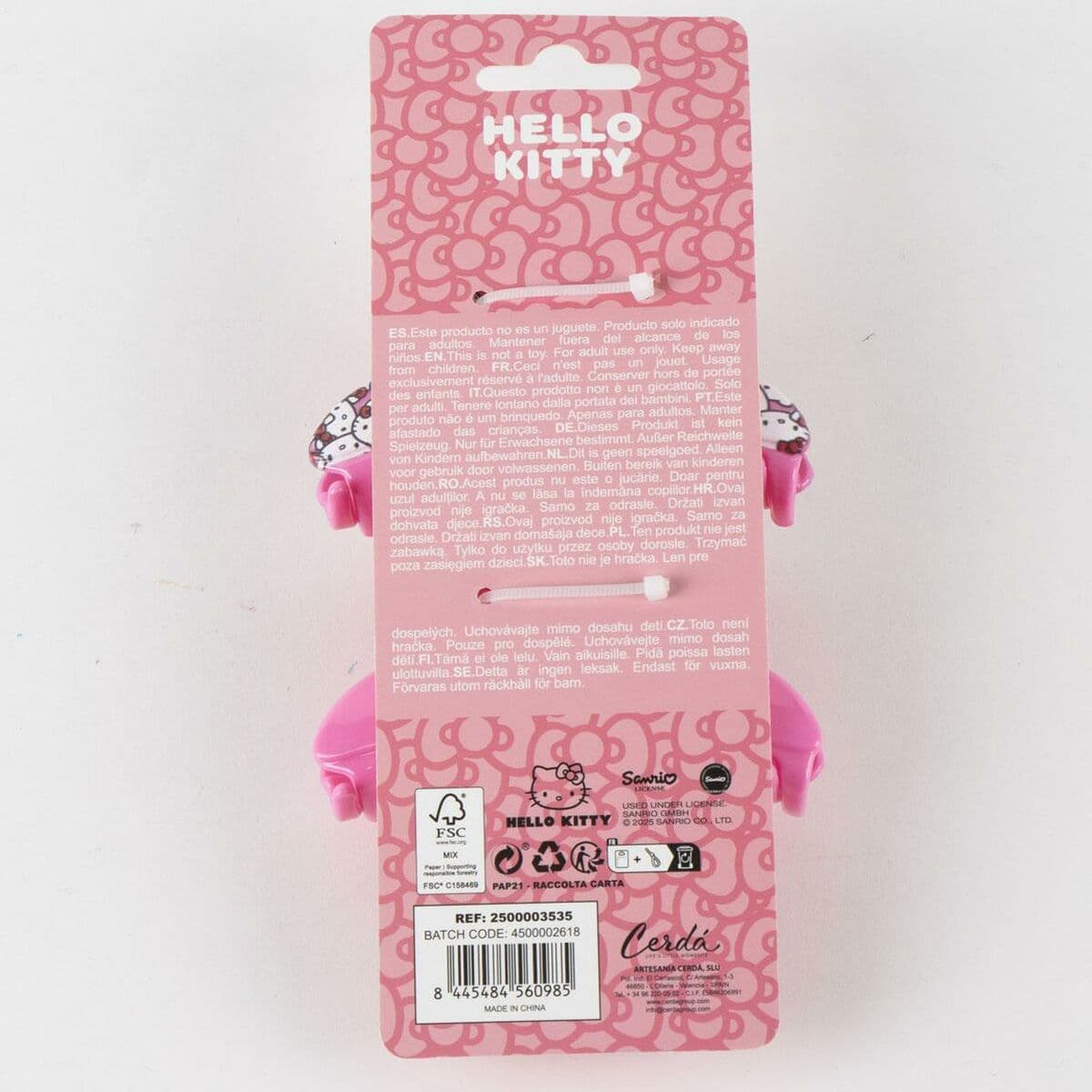Fermagli per Capelli Hello Kitty Rosa - Image 5