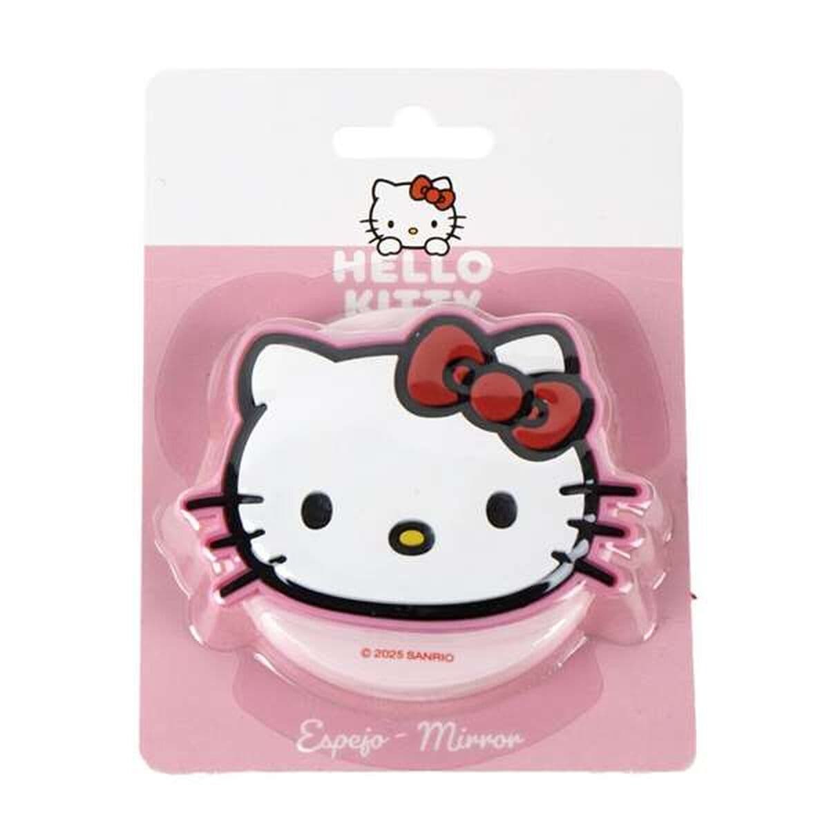 Espejo de Bolsillo Hello Kitty Rosa Espejo - Image 3