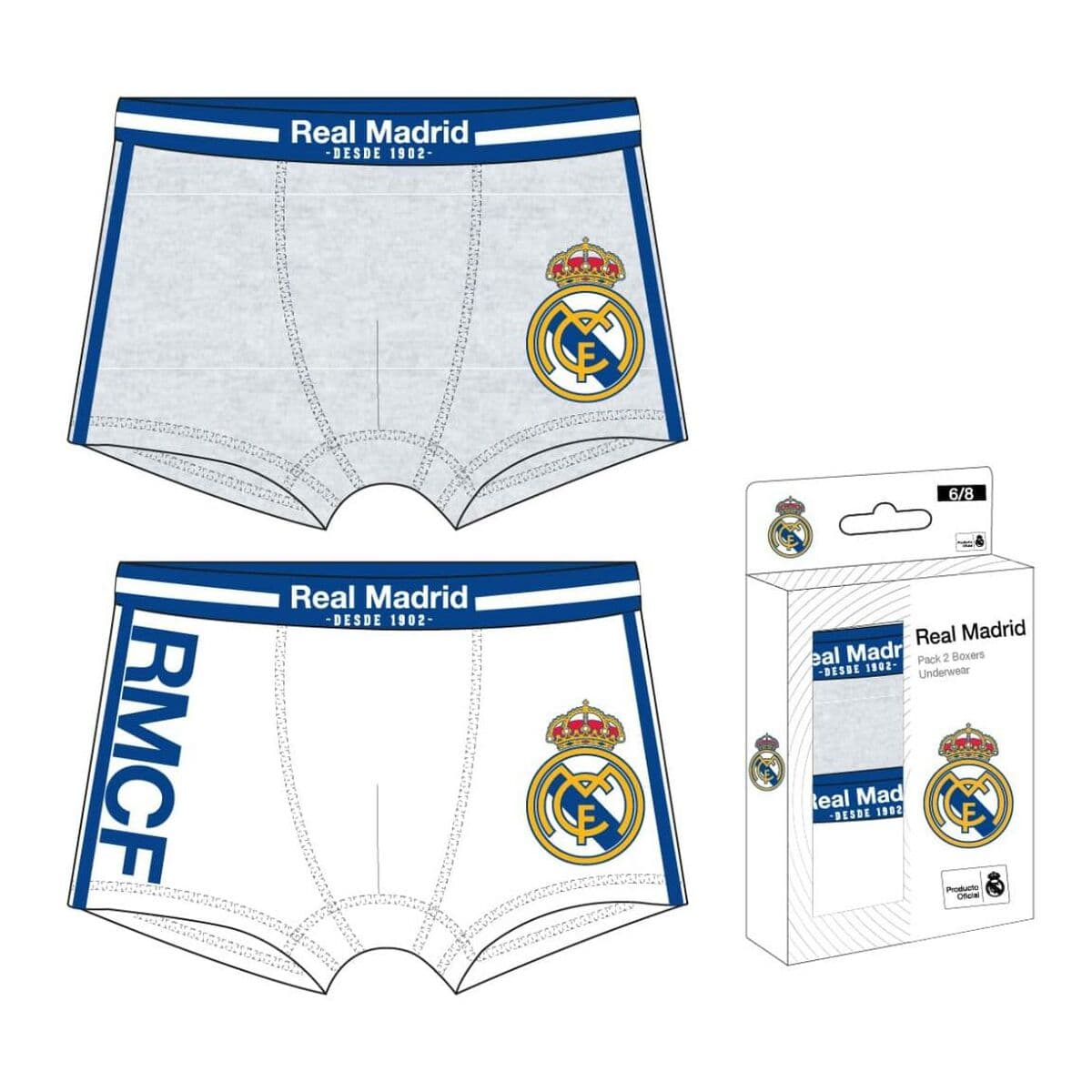 Bañador Boxer Para Niños Real Madrid C.F. Multicolor