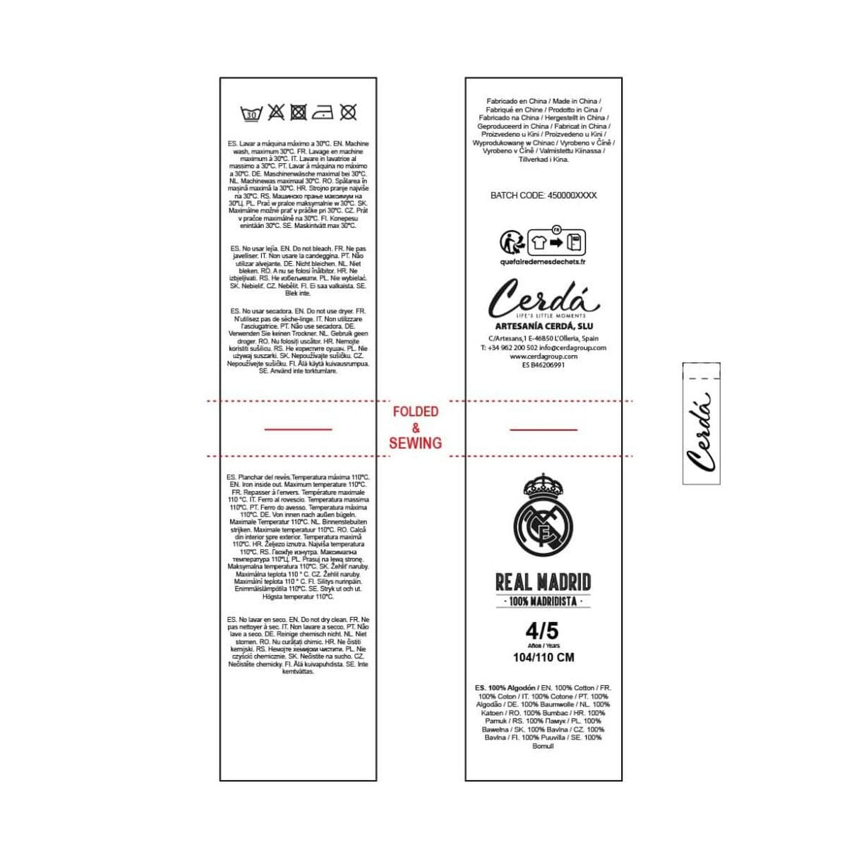 Badbyxor för Barn Real Madrid C.F. Multicolour - Image 6