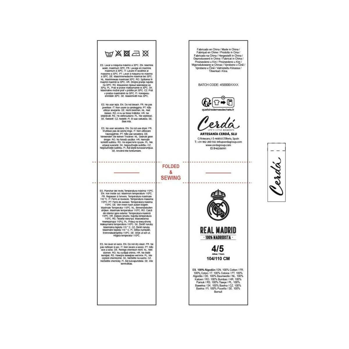 Zestaw majtek dla dziewczynki Real Madrid C.F. Wielokolorowy - Image 6