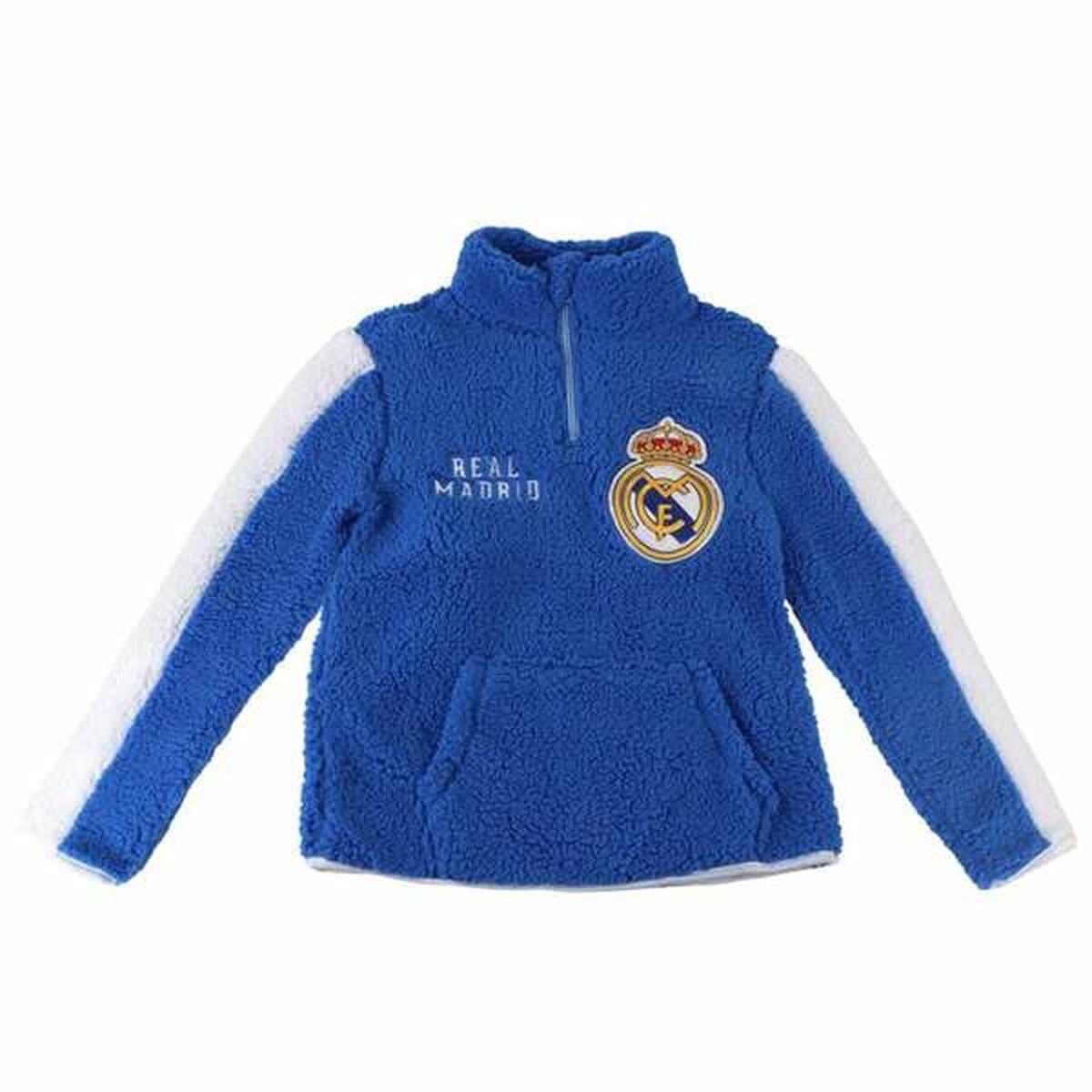Bluza z Kapturem dla Dziewczynki Real Madrid C.F. Niebieski 4 lat - Image 2