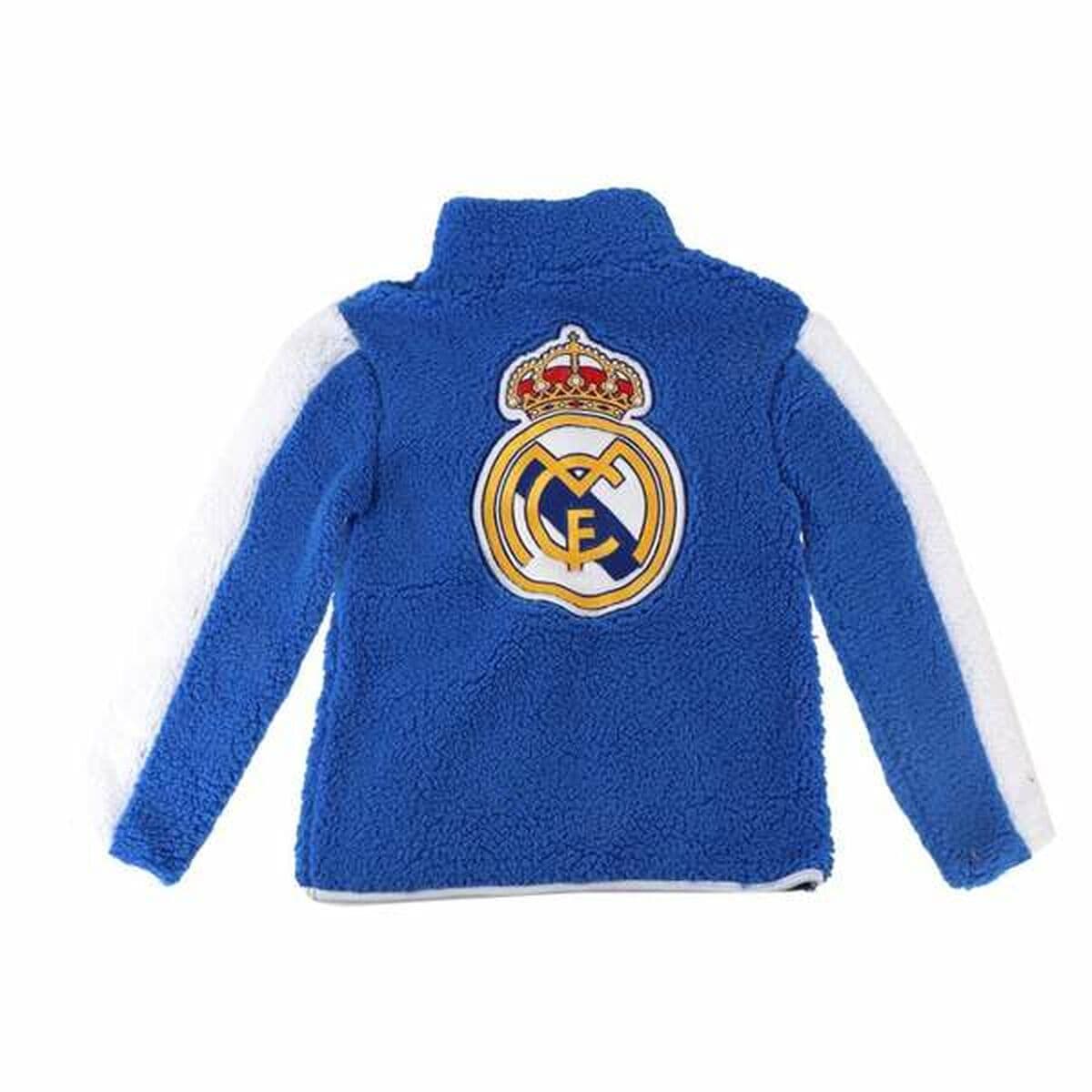 Bluza z Kapturem dla Dziewczynki Real Madrid C.F. Niebieski 4 lat - Image 3