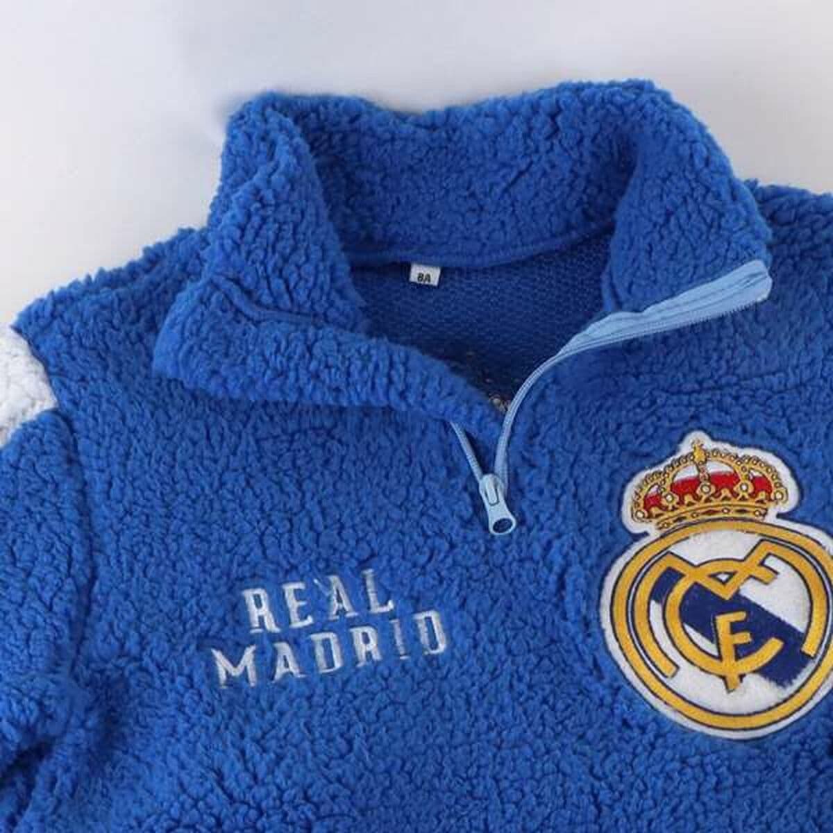 Sudadera con Capucha Niña Real Madrid C.F. Azul 5 Años - Image 5