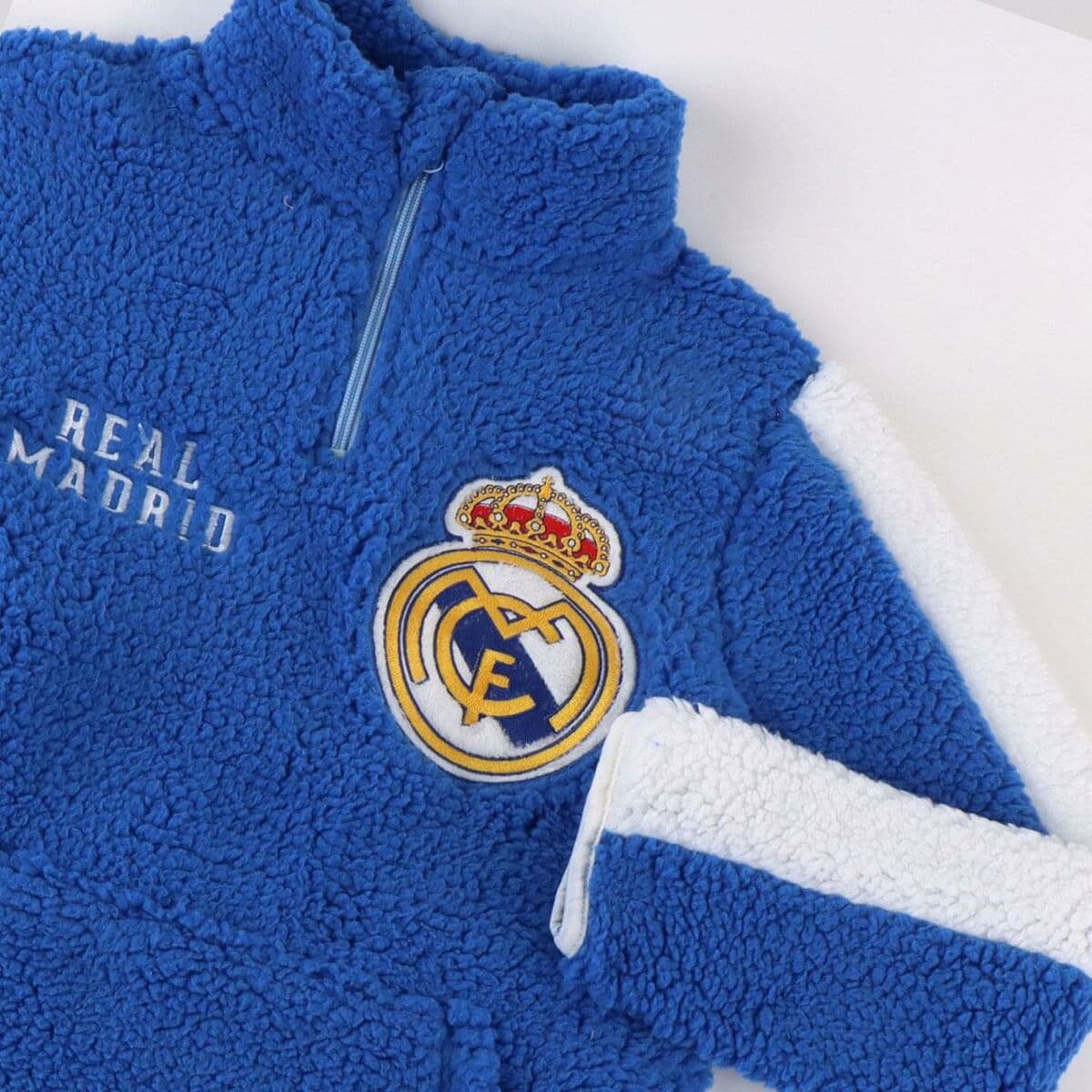Sudadera con Capucha Niña Real Madrid C.F. Azul 6 Años - Image 7