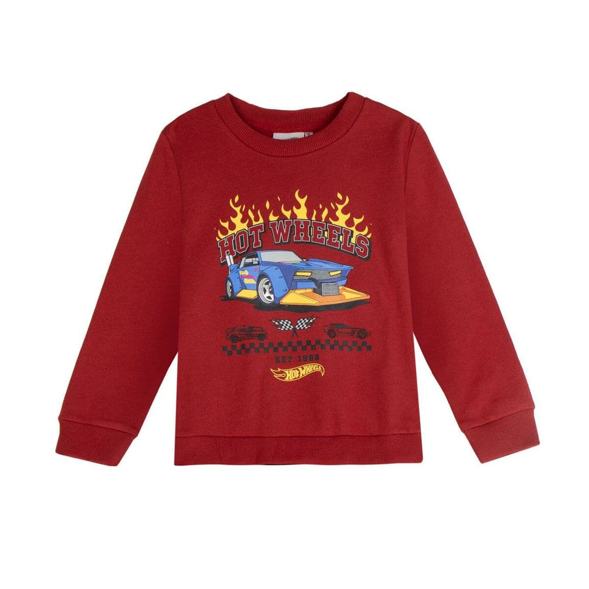 Sudadera Infantil Hot Wheels Rojo Oscuro