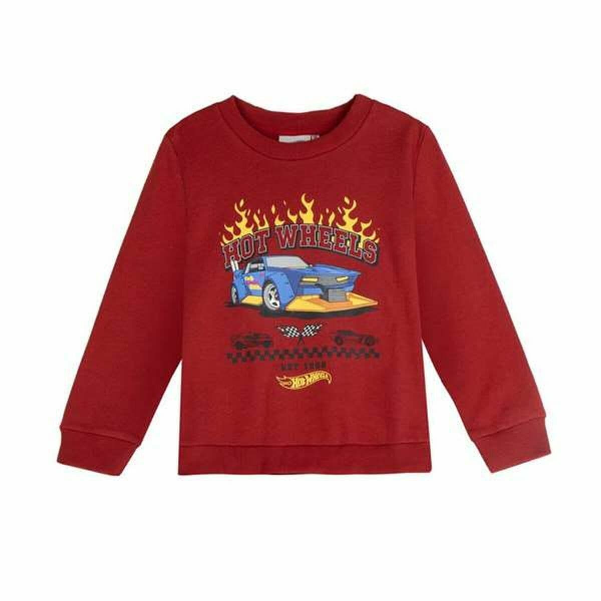 Kinder-Sweatshirt Hot Wheels Dunkelrot - Image 9