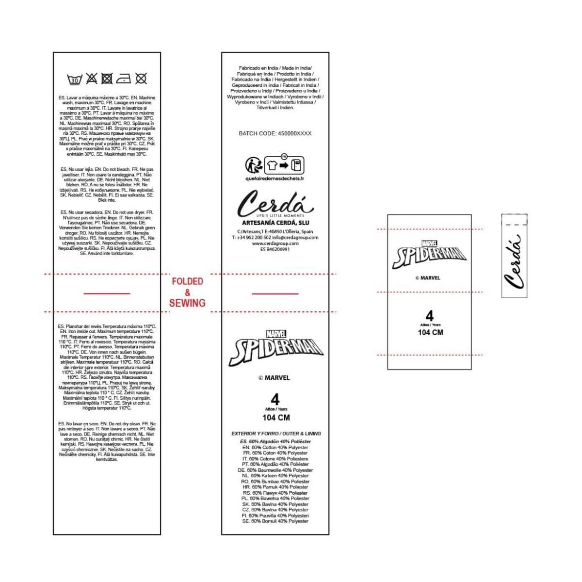 Uniseksinis džemperis su gobtuvu Spider-Man Mėlyna - Image 12