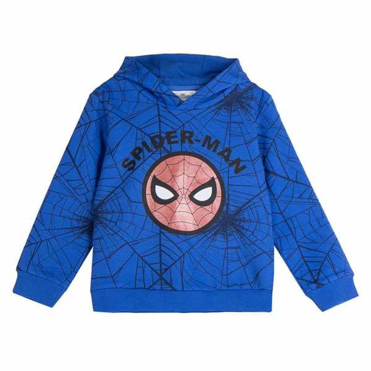 Sudadera con Capucha Niño Spider-Man Azul