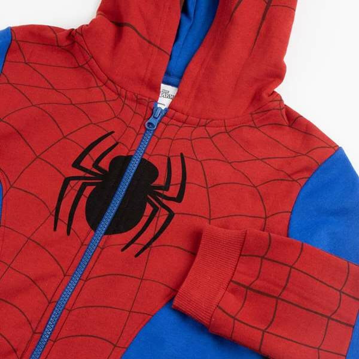 Sudadera con Capucha Niño Spider-Man Rojo - Image 4