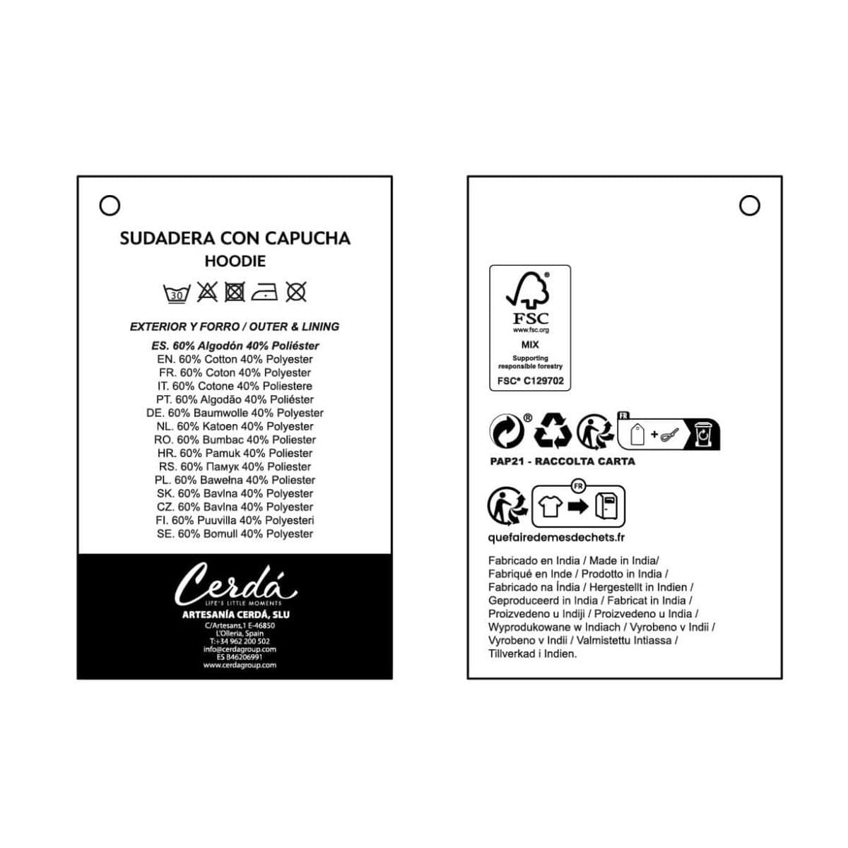 Jungen Sweater mit Kapuze Stitch Blau - Image 10