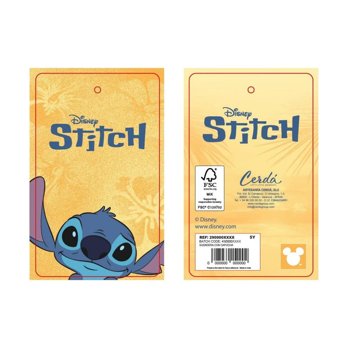 Bluza z Kapturem dla Dziewczynki Stitch Różowy - Image 4