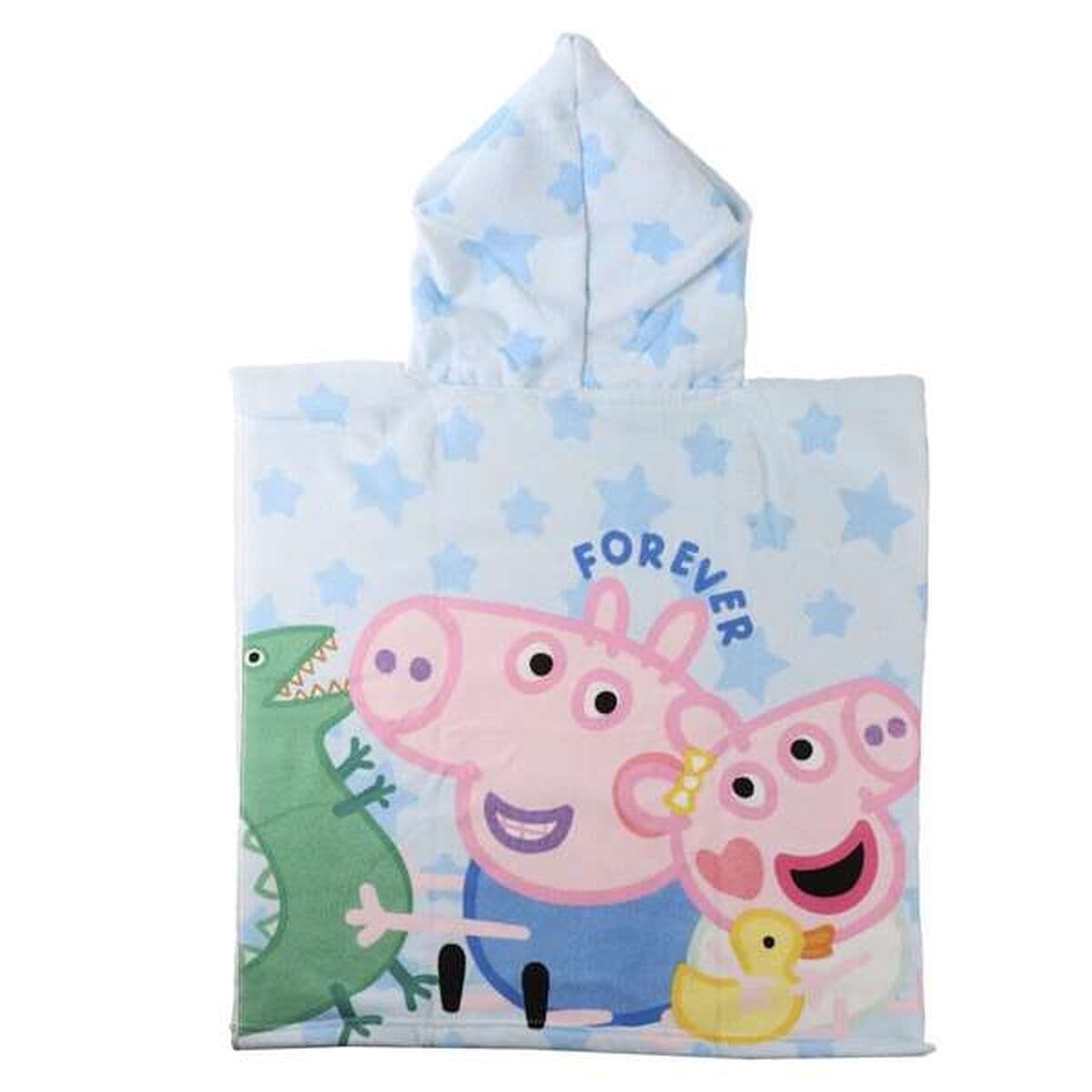 Frottéhandtuch mit Kapuze Peppa Pig Hellblau 55 x 77 cm - Image 2