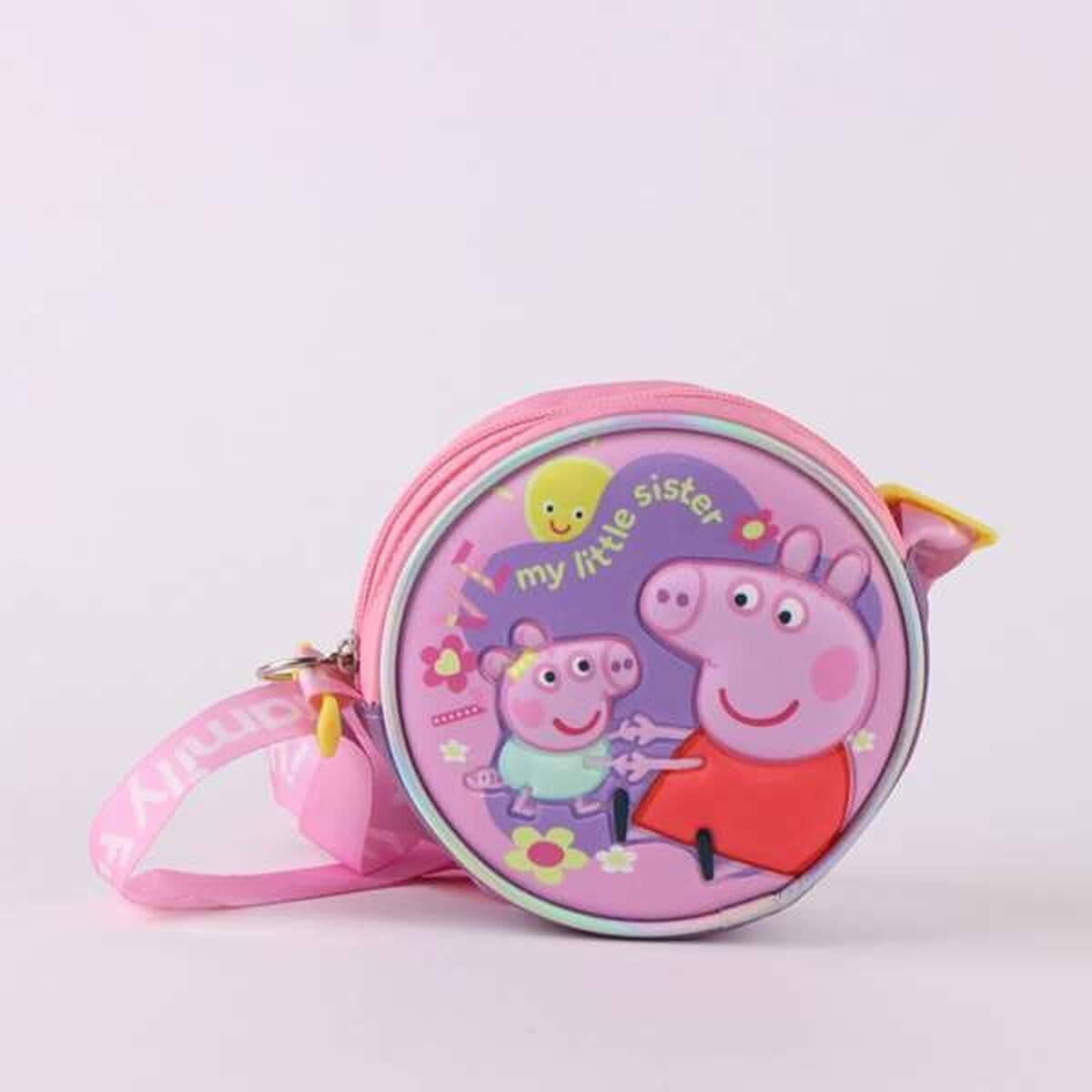 Borsa a Tracolla Peppa Pig Rosa 13 x 13 x 4 cm - Image 4
