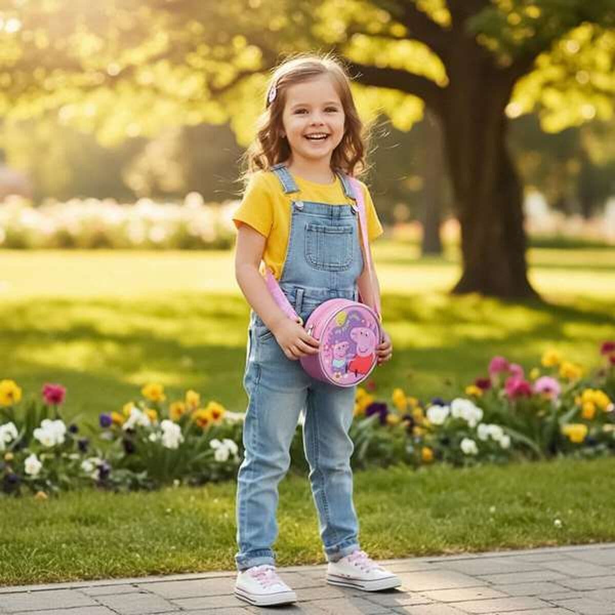 Borsa a Tracolla Peppa Pig Rosa 13 x 13 x 4 cm - Image 6
