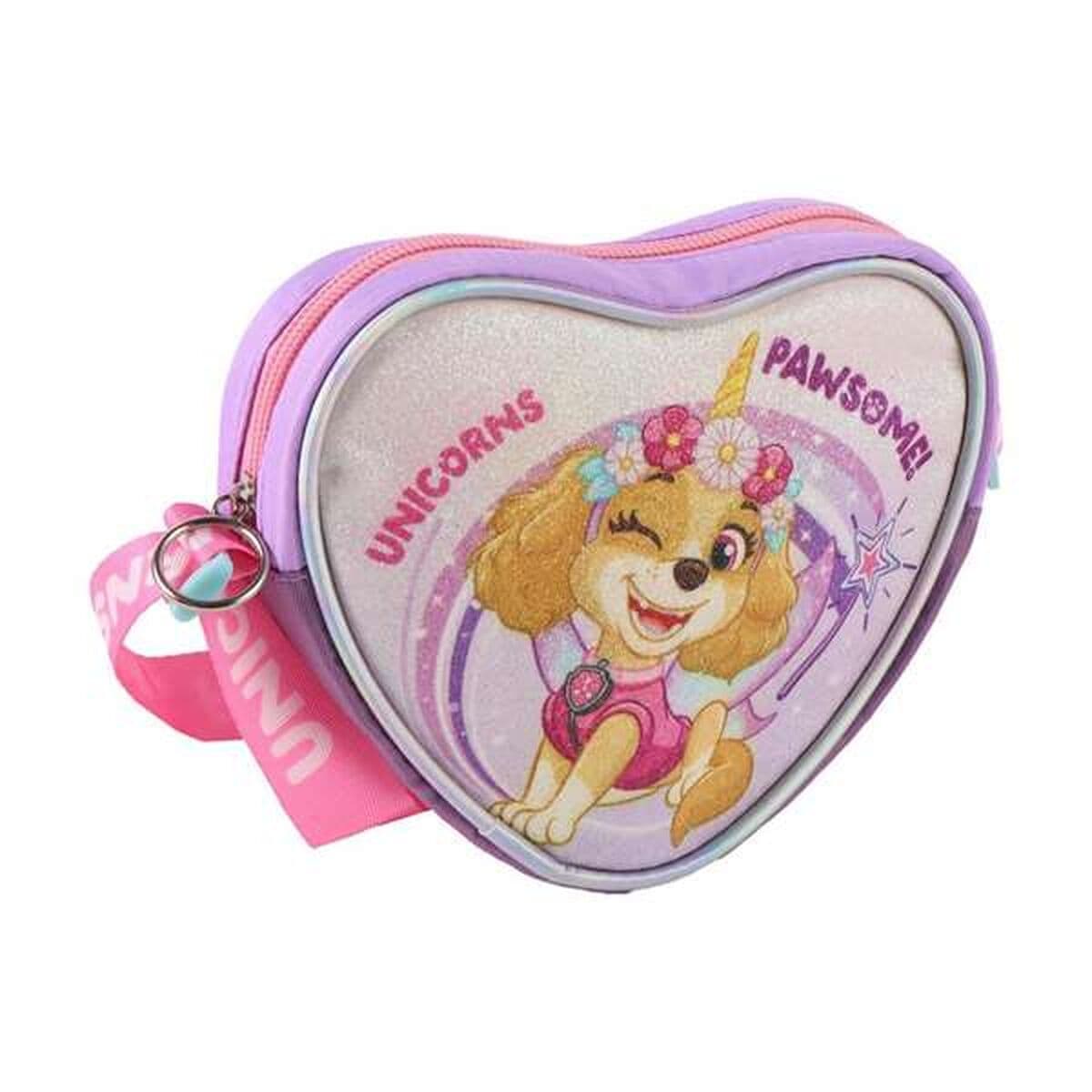 Bolso Bandolera The Paw Patrol Lila 15 x 14 x 4 cm