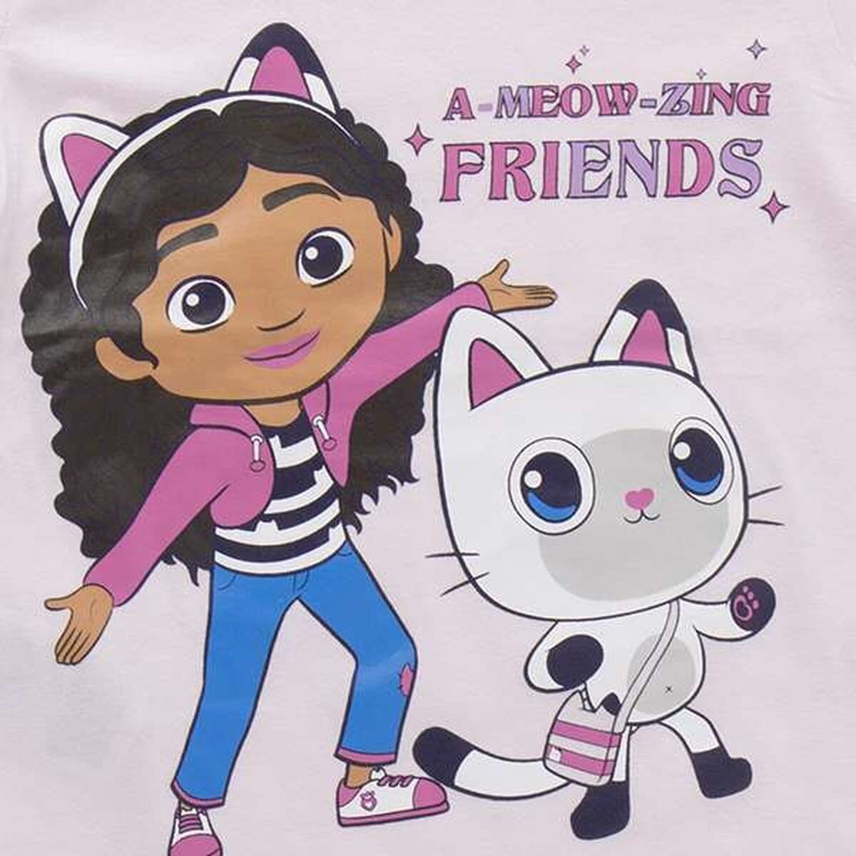 Piżama Dziecięcy Gabby's Dollhouse Różowy - Image 3