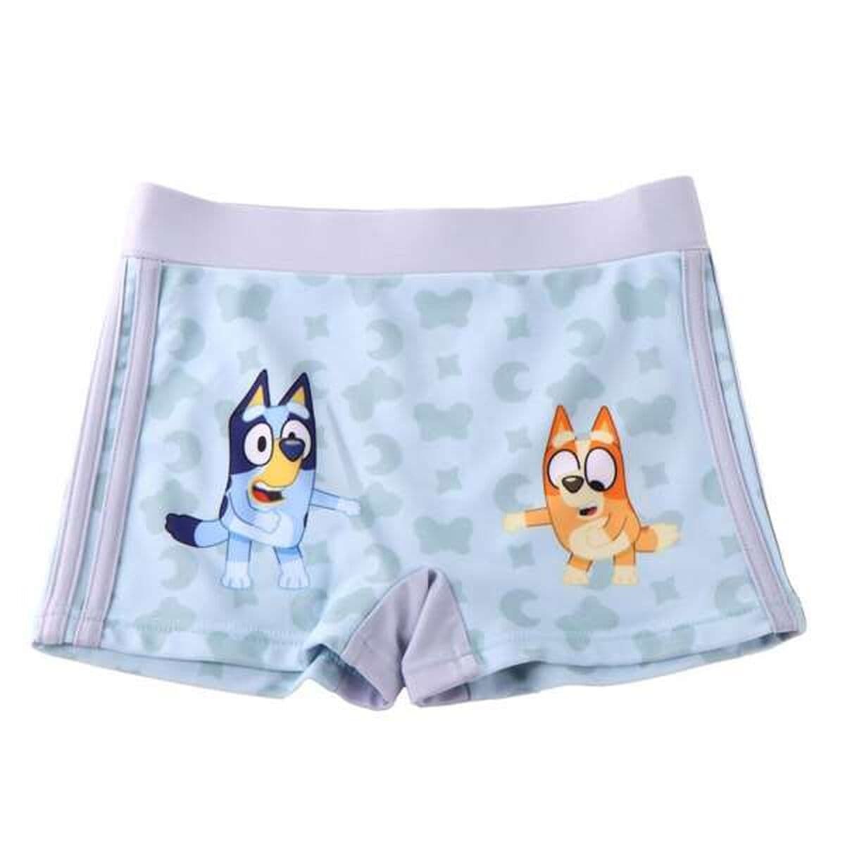 Bañador Boxer Para Niños Bluey Light Blue