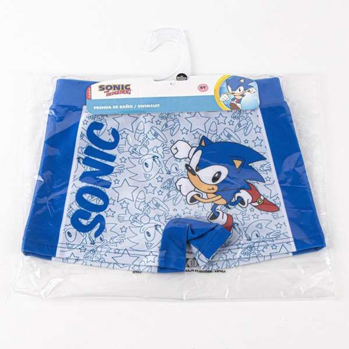Bañador Boxer Para Niños Sonic Azul claro - Image 4
