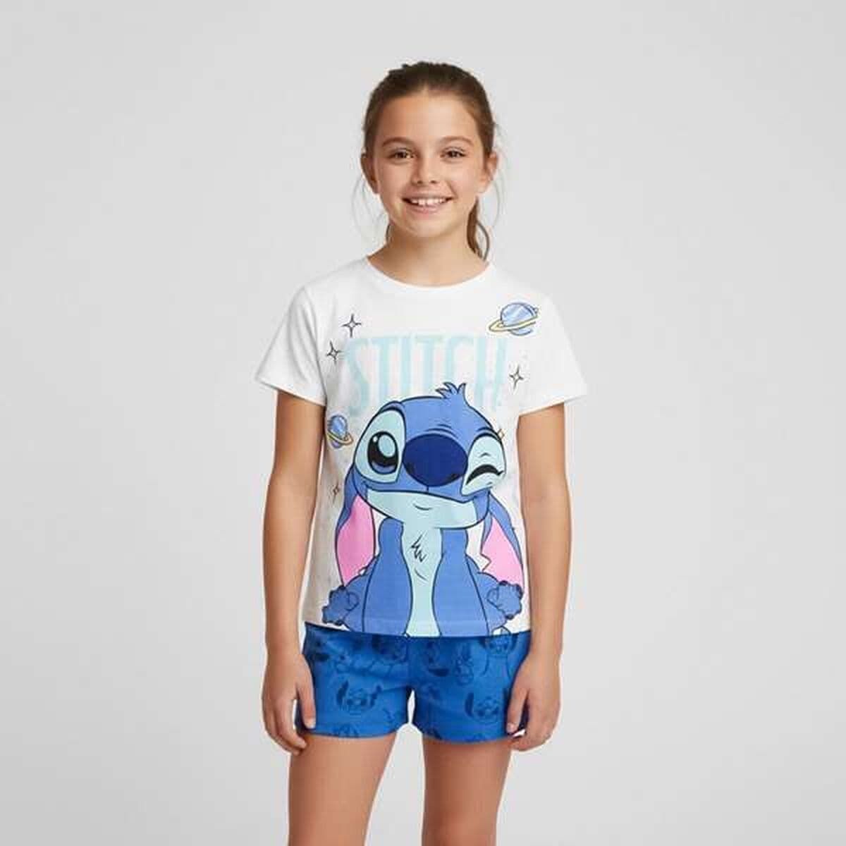 Pijama Infantil Stitch Blanco - Image 5