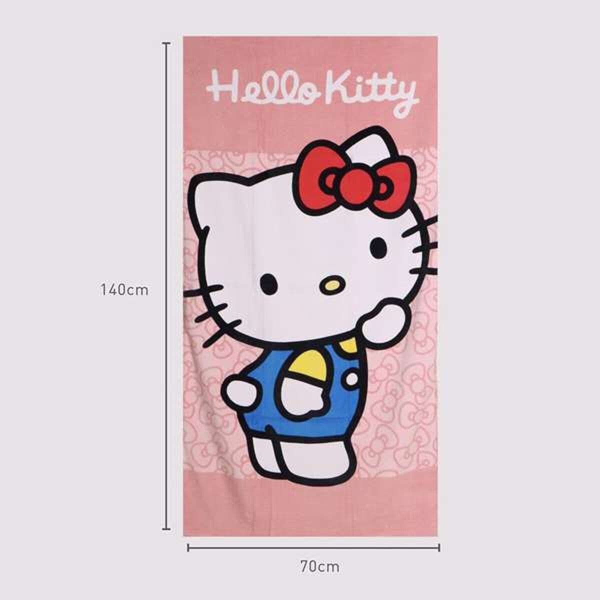 Ručnik za Plažu Hello Kitty Roza 70 x 140 cm - Image 4