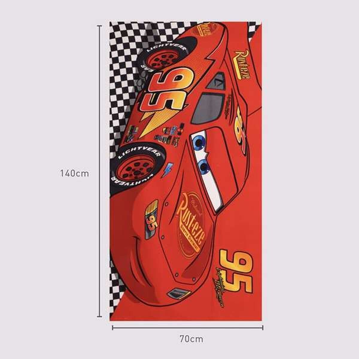 Paplūdimio rankšluostis Cars Raudona 70 x 140 cm - Image 4