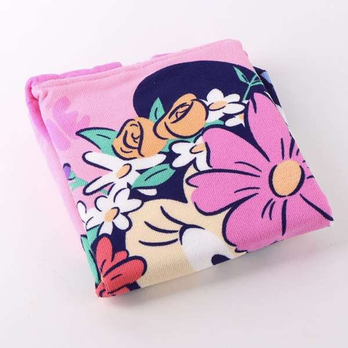 Kapuutsiga rätik-pontšo Minnie Mouse Roosa 55 x 77 cm - Image 3