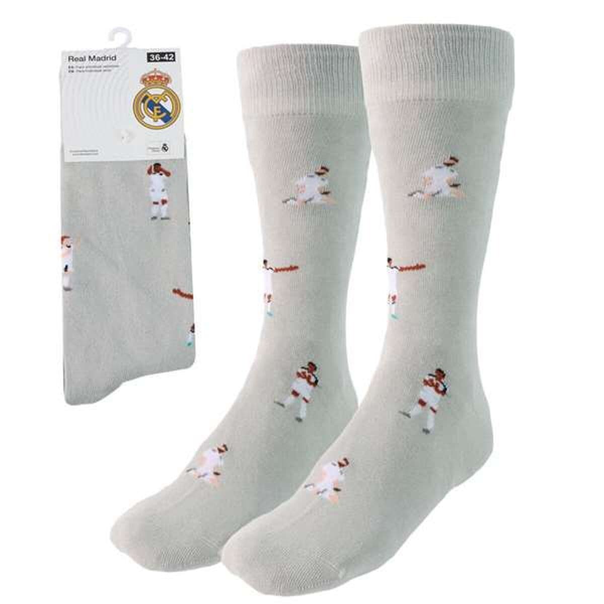 Calcetines Real Madrid C.F. Gris Talla única