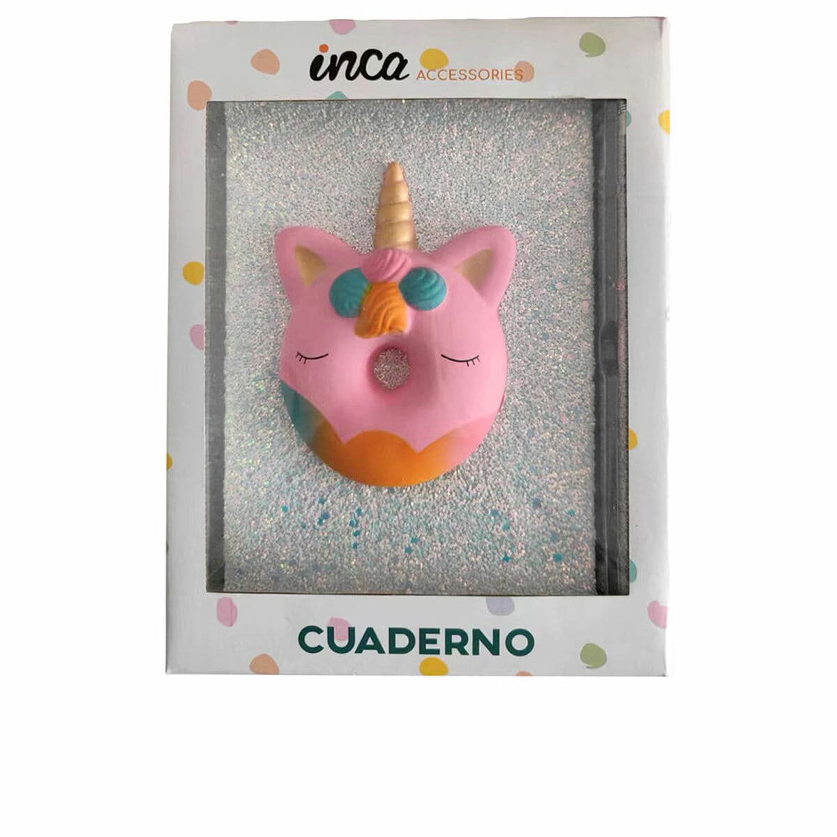 Cuaderno de Notas Inca   Plateado Unicornio