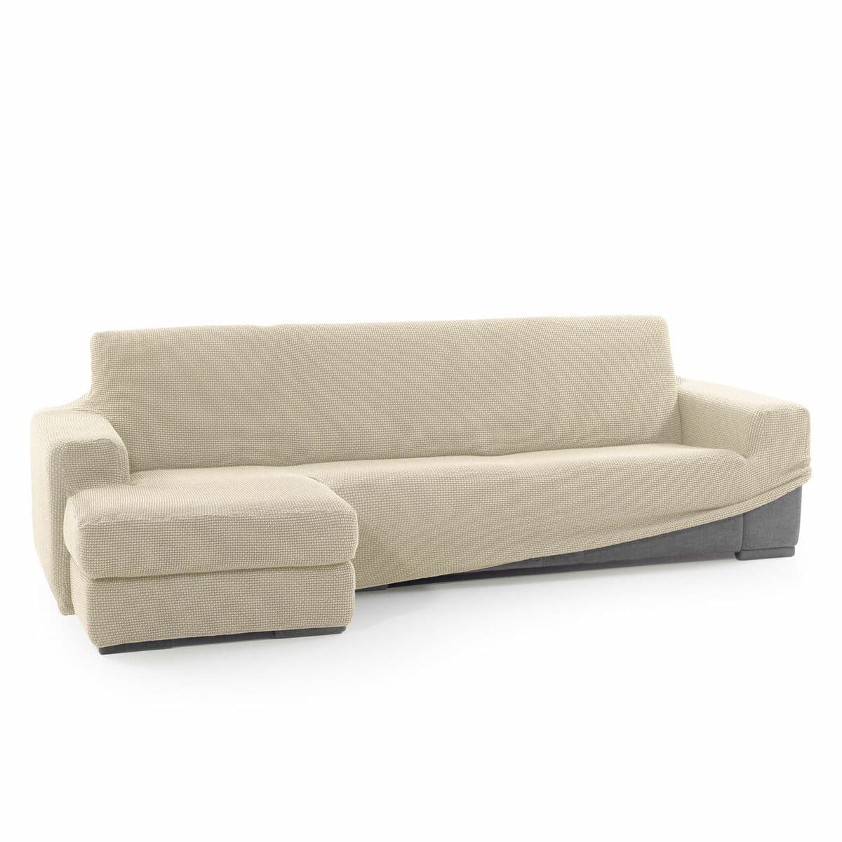 Funda para chaise longue de brazo corto izquierdo Sofaskins NIAGARA Beige (Reacondicionado B)