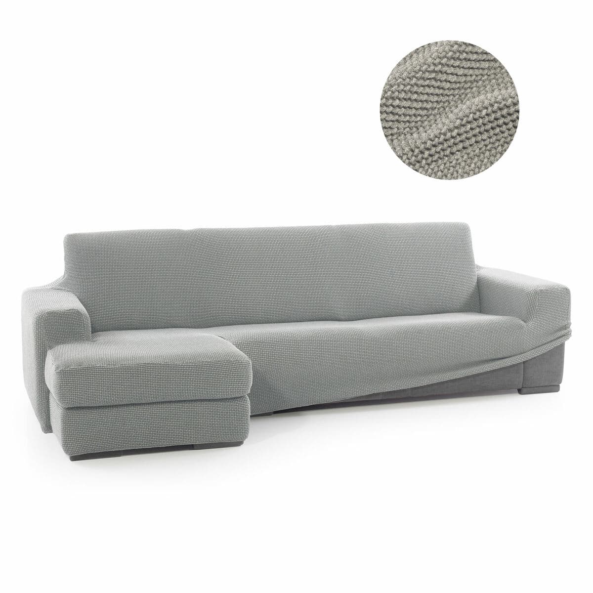 Funda para chaise longue de brazo corto izquierdo Sofaskins NIAGARA Gris (Reacondicionado A) - Image 21