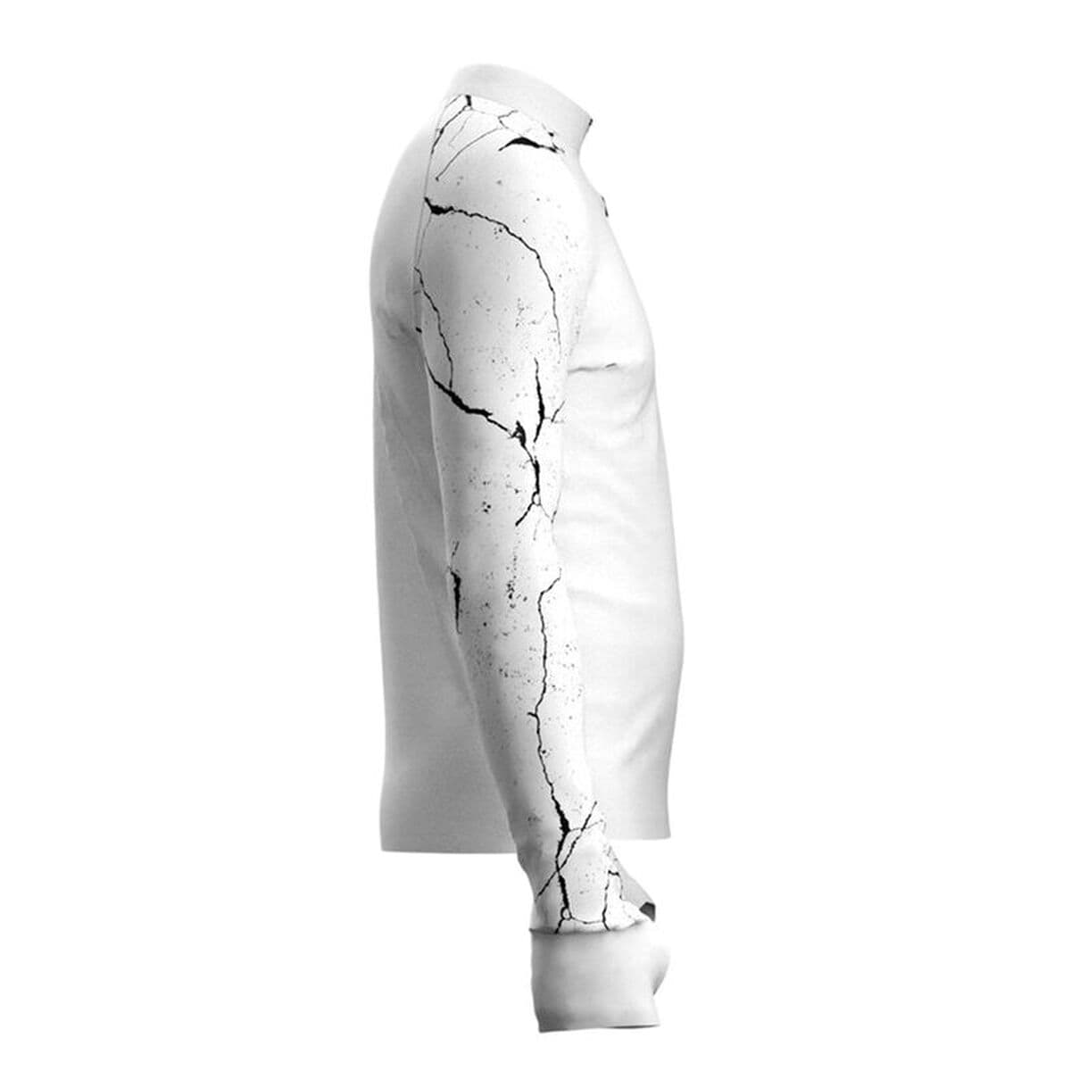 Herren Langarm-T-Shirt Joma Sport Deva R-Night Weiß Schwarz - Image 2