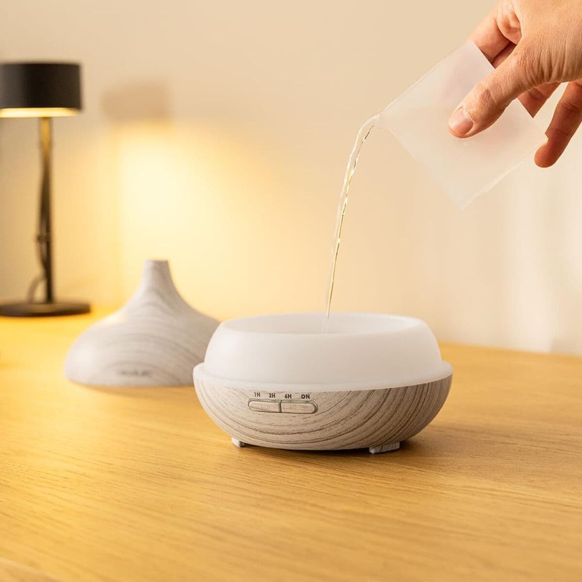 Cecotec Humidificador ultrasónico Pure Aroma 300 Yang White 300ml 10W LED aromaterapia - Image 6