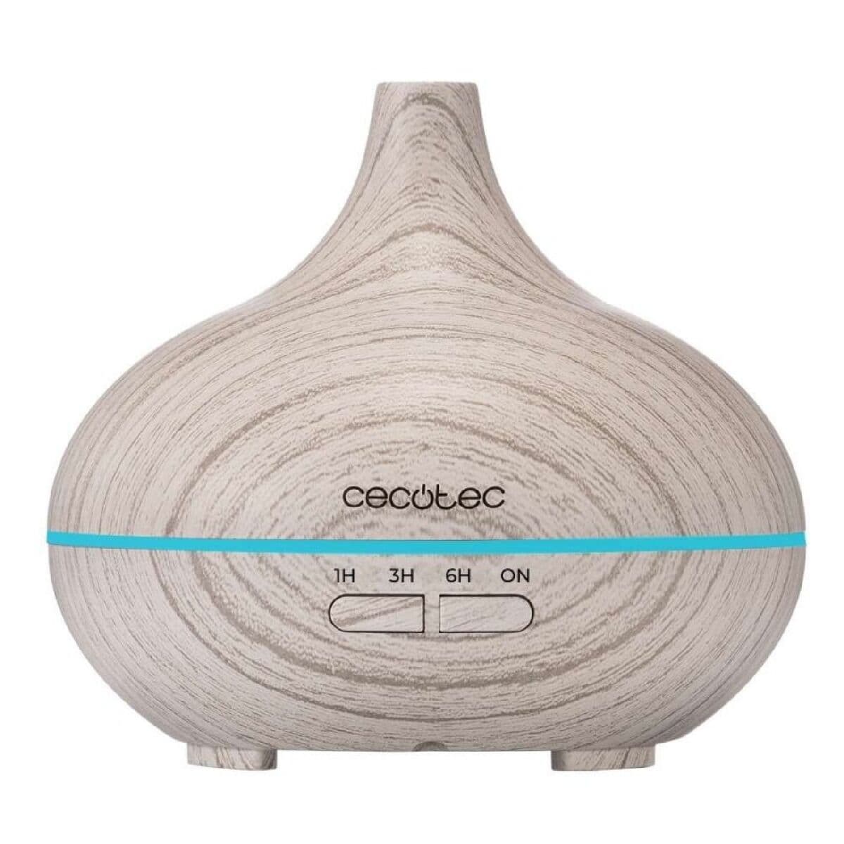 Cecotec Humidificador ultrasónico Pure Aroma 300 Yang White 300ml 10W LED aromaterapia