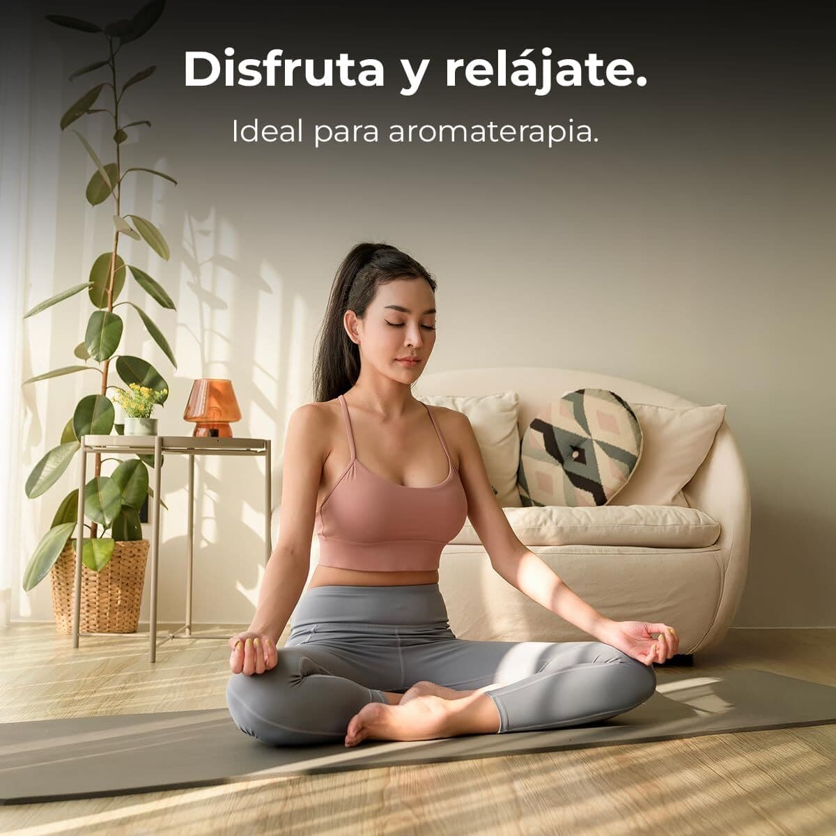 Cecotec Humidificador PureAroma 3000 10L 10W Bluetooth Altavoz LED 3 modos blanco - Image 5