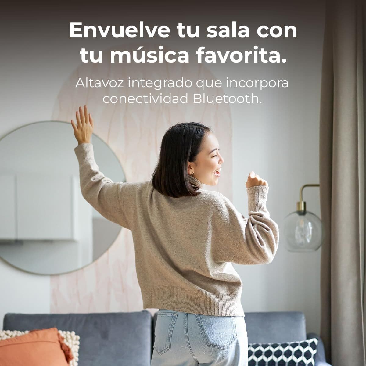 Cecotec Humidificador PureAroma 3000 10L 10W Bluetooth Altavoz LED 3 modos blanco - Image 8