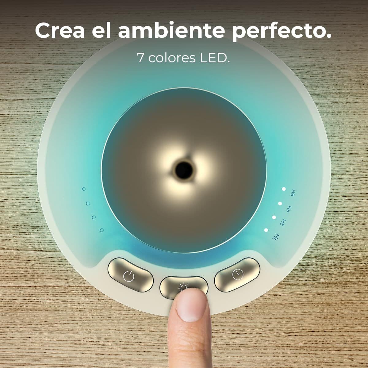 Cecotec Humidificador PureAroma 3000 10L 10W Bluetooth Altavoz LED 3 modos blanco - Image 9