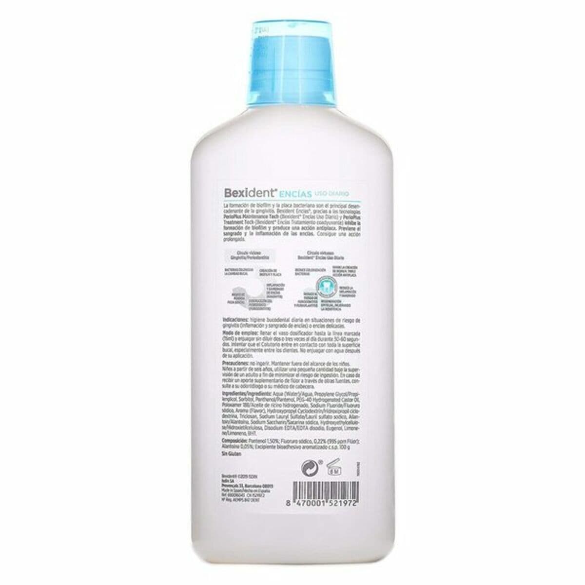 Apă de gură Isdin 690011364 500 ml Antiseptic Anti-tartru - Image 2