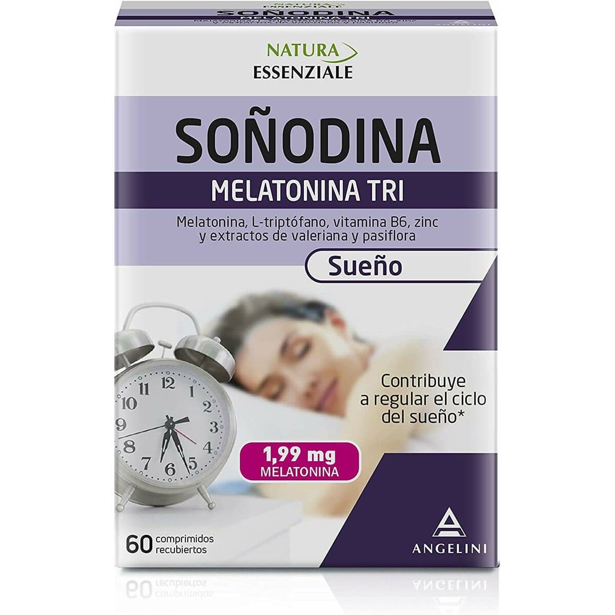 Suplemento para Insomnio Natura Essenziale Soñodina Calm Melatonina 60 unidades