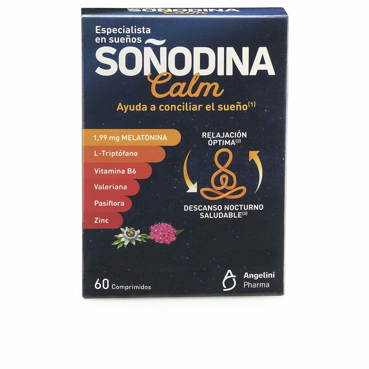 Papildas nuo nemigos Natura Essenziale Soñodina Calm Melatoninas 60 vnt. - Image 3