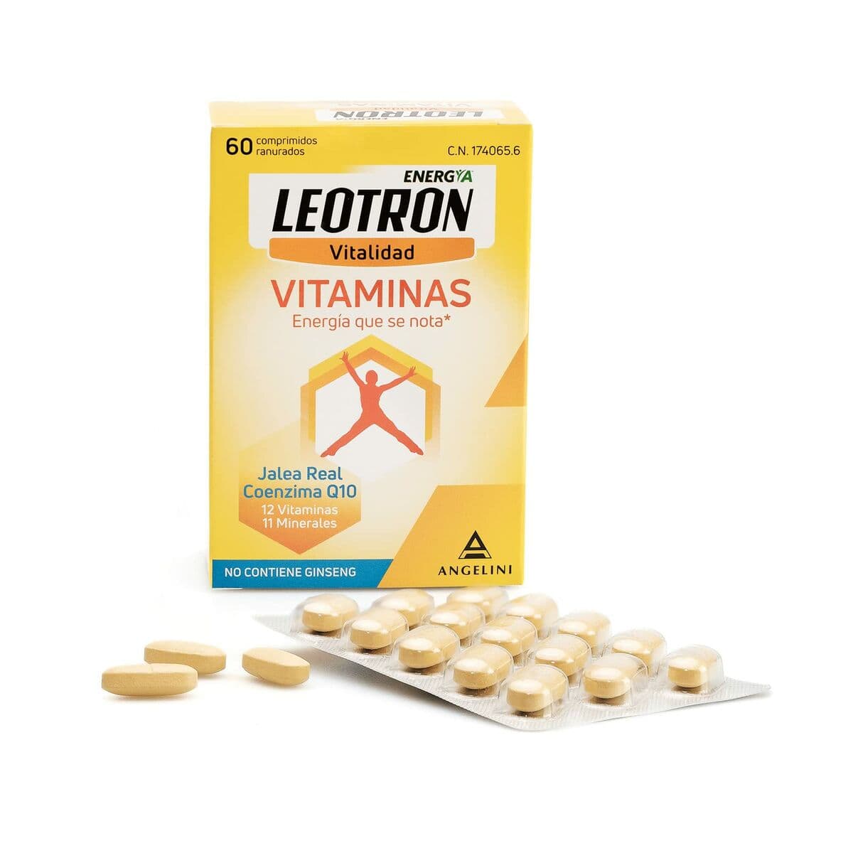 Kosttilskudd Leotron Leotron Vitaminas Kongelig gele Koenzym Q-10 60 enheter - Image 2