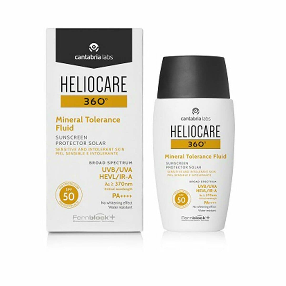Solblokk Heliocare 360° Mineral Tolerance Spf 50 Spf 50+ 50 ml