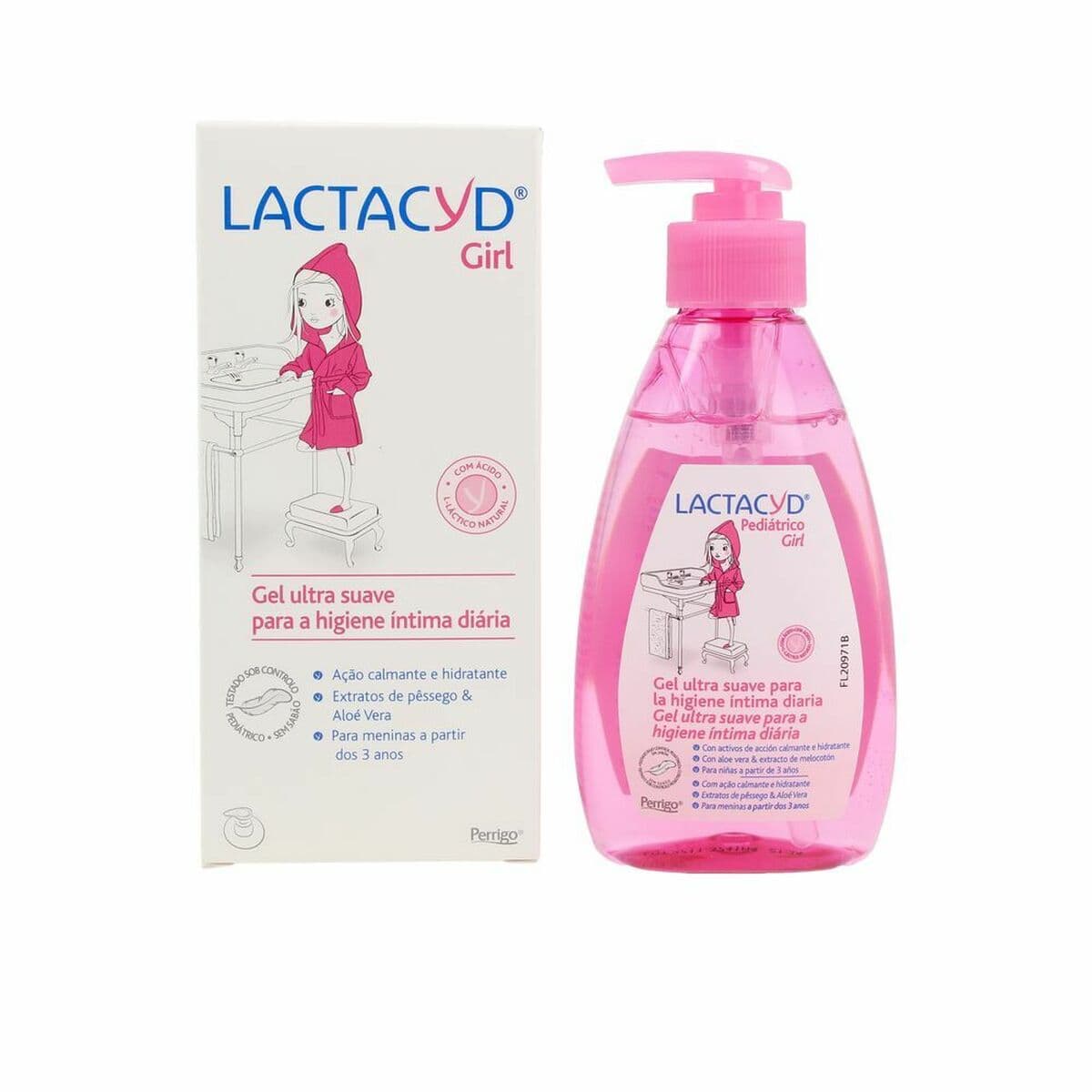Gel Higiene Íntima Lactacyd Lactacyd Pediátrico 200 ml Suave Niñas