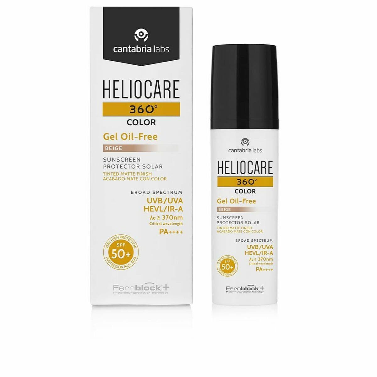 Protector Solar con Color Heliocare Color Beige Spf 50 Spf 50+ 50 ml Bronceador