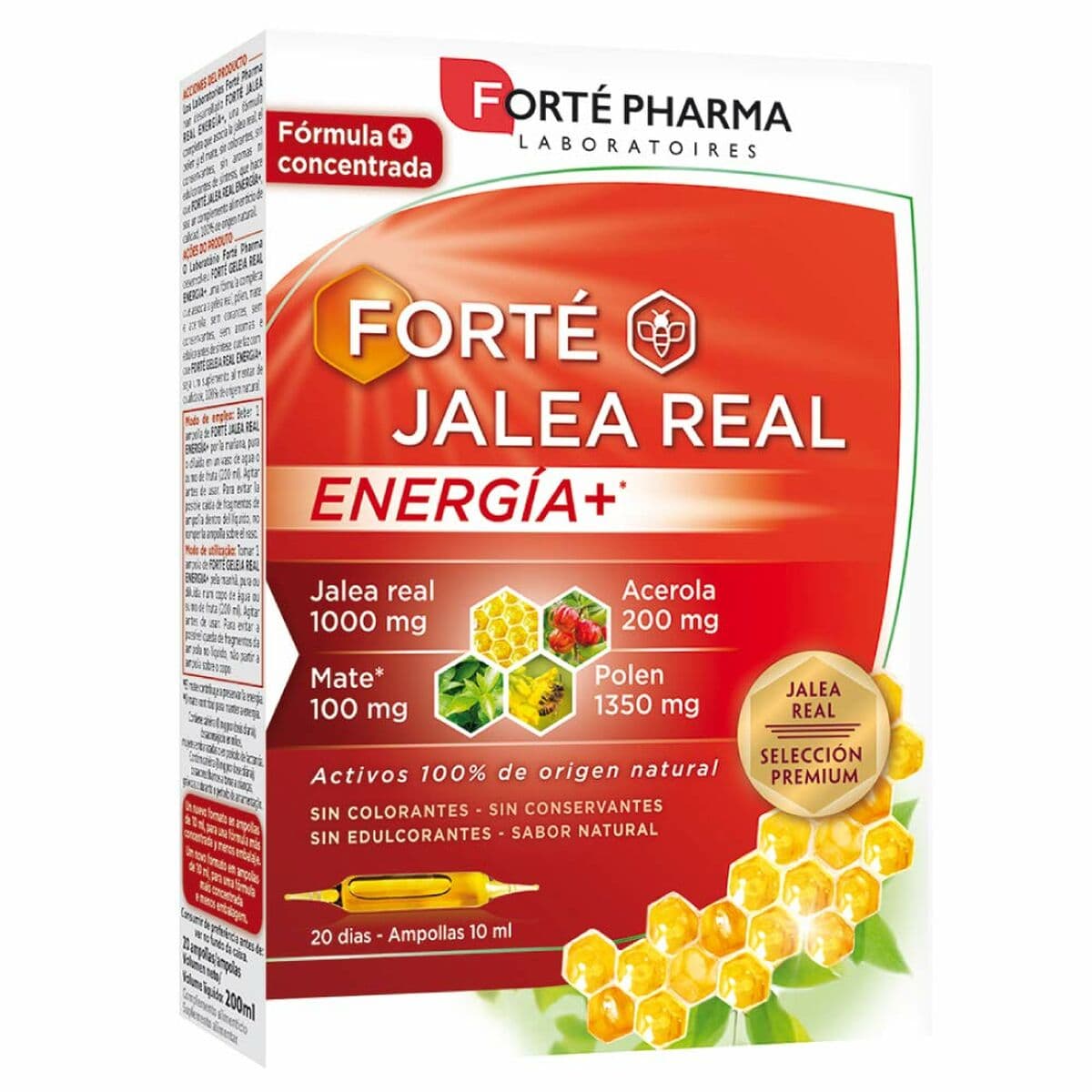 Bišu māšu peru pieniņš Forté Pharma Energia+ 20 gb.
