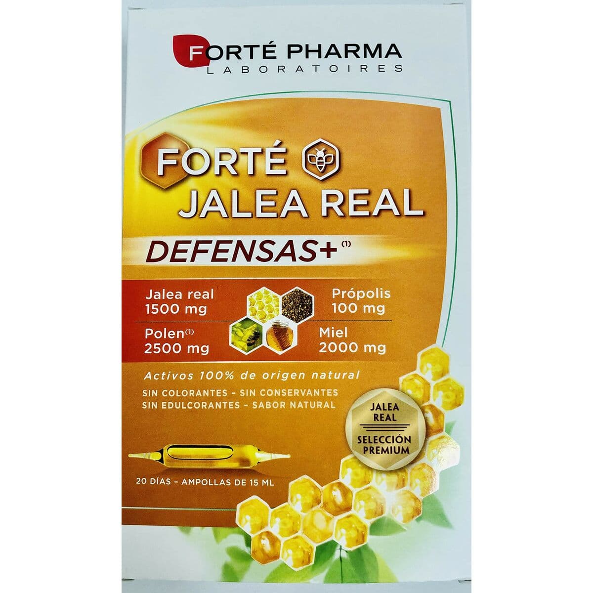 Bišu māšu peru pieniņš Forté Pharma Defensas+ 20 gb.