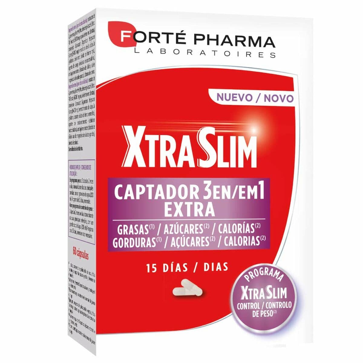 Deginantis riebalus Forté Pharma Xtraslim Captador