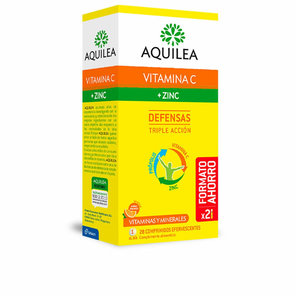 Supliment Alimentar Aquilea Vitamina C Zinc 28 Unități