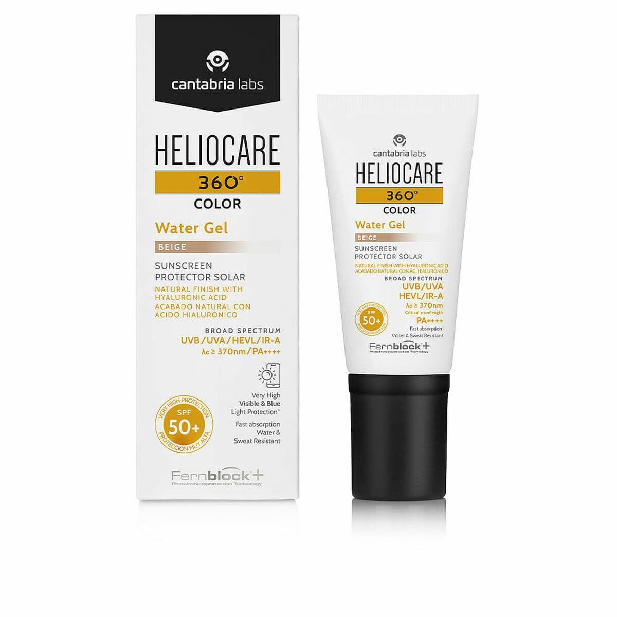 Protector Solar con Color Heliocare Color Beige Spf 50 Spf 50+ 50 ml Gel
